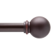5/8" Chelsea Curtain Rod With Classic Ball Finials, 28" to 86"