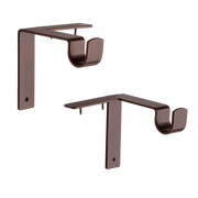 Single Curtain Rod Brackets