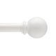 5/8" Chelsea Curtain Rod With Classic Ball Finials, 28" to 86"