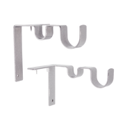 Double Curtain Rod Brackets