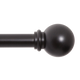 5/8" Chelsea Curtain Rod With Classic Ball Finials, 28" to 86"