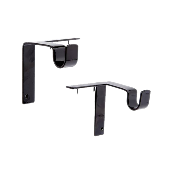 Single Curtain Rod Brackets