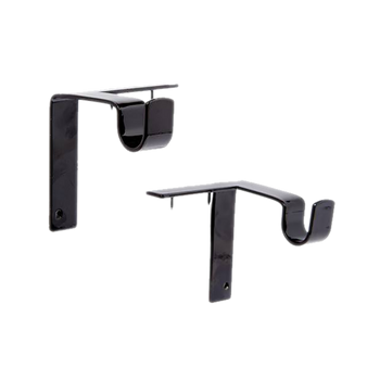 Single Curtain Rod Brackets