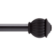 5/8" Beckett Curtain Rod With Cap Finials, 28" to 86"