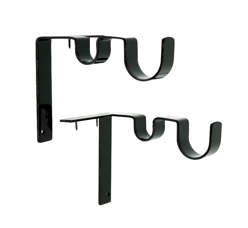 Double Curtain Rod Brackets | Kwik-Hang