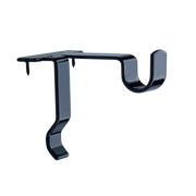 Single Center Support Curtain Rod Bracket