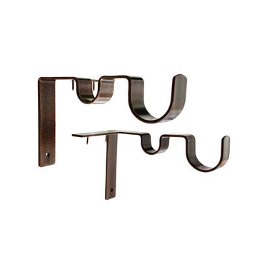 Double Curtain Rod Brackets | Kwik-Hang