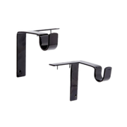 Single Curtain Rod Brackets