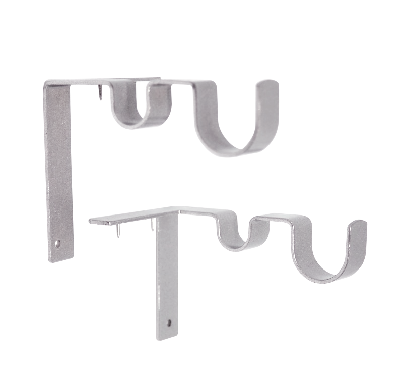 Double Curtain Rod Brackets | Kwik-Hang